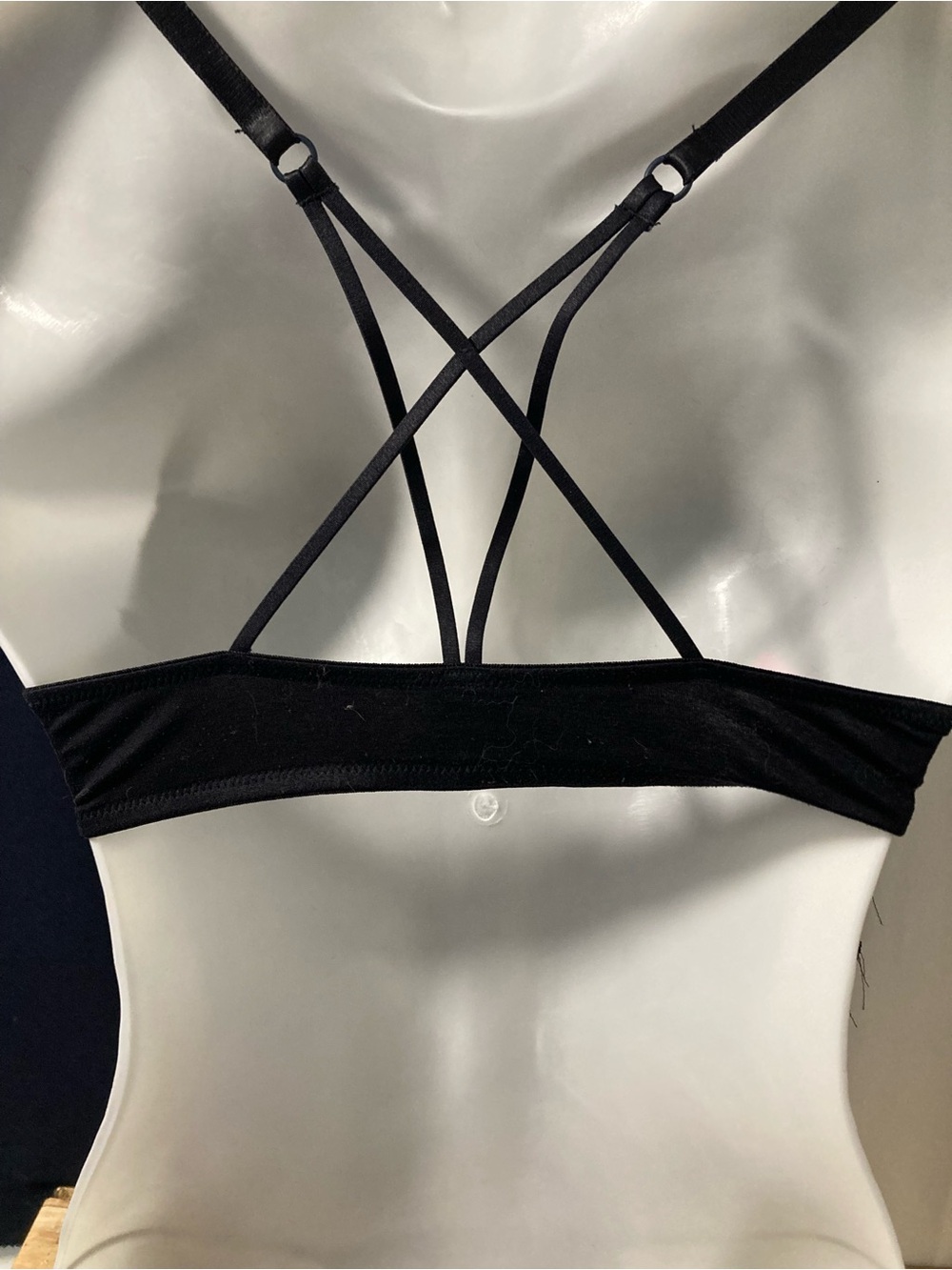 La Senza Black Push-Up Bra Criss Cross Back 32B